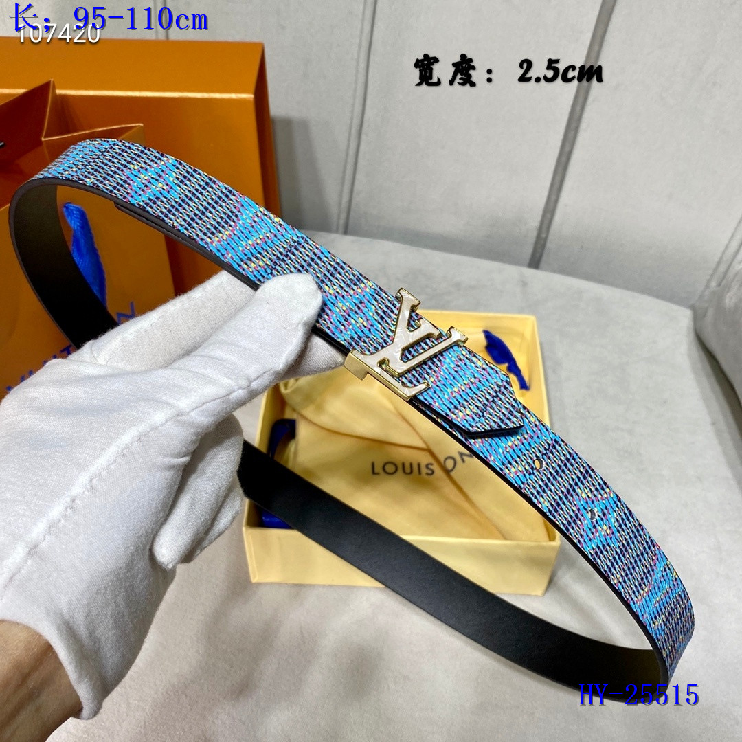 LV Belts 2.5 cm Width 033